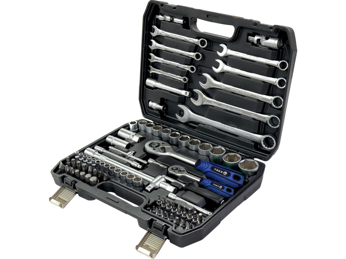 набор головок и ключей 82пр. trek (1/4", 1/2", 6 граней) tr22082 от BTSprom.by
