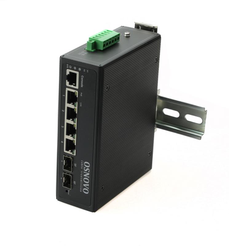 коммутатор промышленный управляемый (l2+) poe sw-80402/il gigabit ethernet на 6 портов osnovo 13677 от BTSprom.by