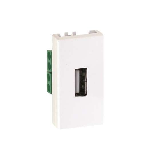 розетка usb simon 27 тип a 2.0 узкий модуль винты механизм сл. кость simon 2701090-031 от BTSprom.by