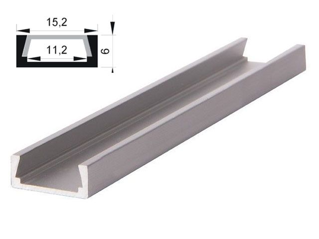 профиль для светодиодной ленты pal 1506 (2м) jazzway 1009609 от BTSprom.by