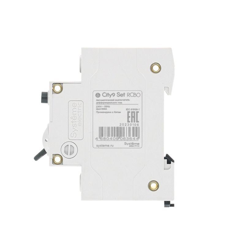  Выключатель автоматический дифференциального тока 2п (1P+N) C 25А 30мА тип AC 4.5кА City9 Set 230В SE C9D34625 фото в каталоге от BTSprom.by