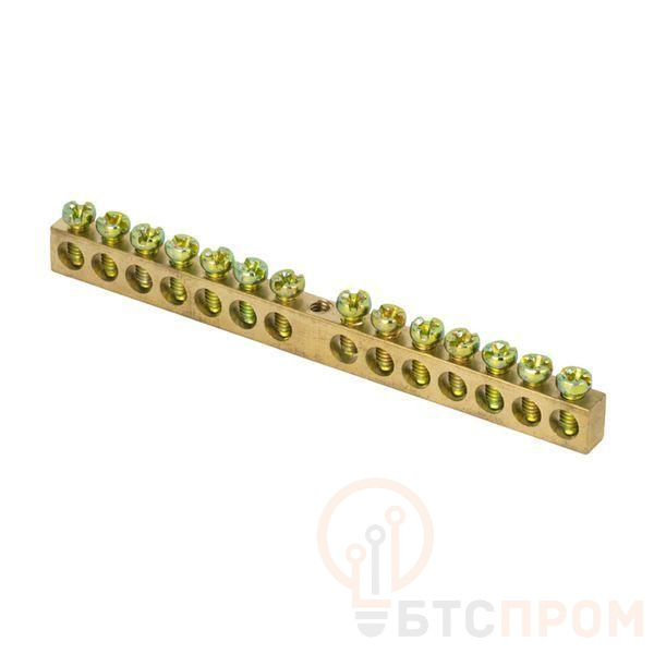 Шина PEN "ноль-земля" 6х9 14 отвер. латунь крепеж по центру розн. стикер PROxima EKF sn0-63-14-r фото в каталоге от BTSprom.by  Шина PEN "ноль-земля" 6х9 14 отвер. латунь крепеж по центру розн. стикер PROxima EKF sn0-63-14-r фото в каталоге от BTSprom.by