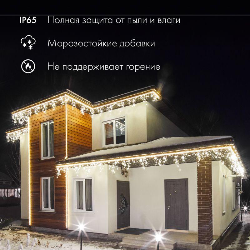 шнур светодиодный дюралайт фиксинг 2вт 36led/м желт. (уп.100м) neon-night 121-121 от BTSprom.by
