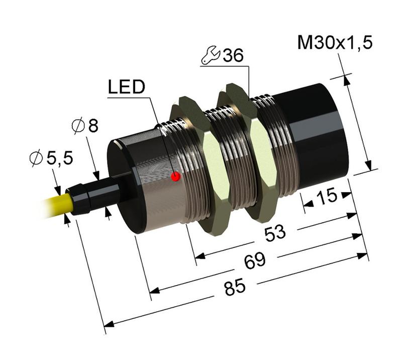 выключатель бесконтактный ps2-30m85-15n74-z (вб2.30м.85.15.7.4.z) мега-к a8010-80088184 от BTSprom.by