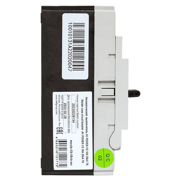  Выключатель автоматический 3п 10А 35кА AV POWER-1/3 TR AVERES EKF mccb-13-10-TR-av фото в каталоге от BTSprom.by
