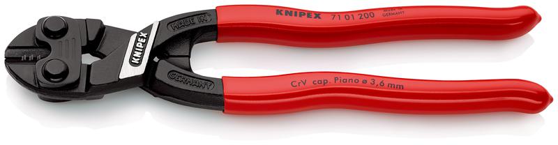 болторез компактный l-200мм черн. knipex kn-7101200sb от BTSprom.by