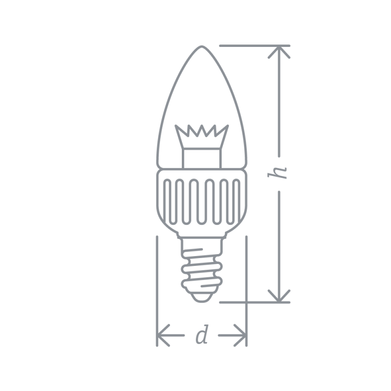 Лампа светодиодная 71 853 NLL-C37-7-230-4K-E14-CL 7Вт свеча 4000К нейтр. бел. E14 525лм 176-264В Navigator 71853 фото в каталоге от BTSprom.by