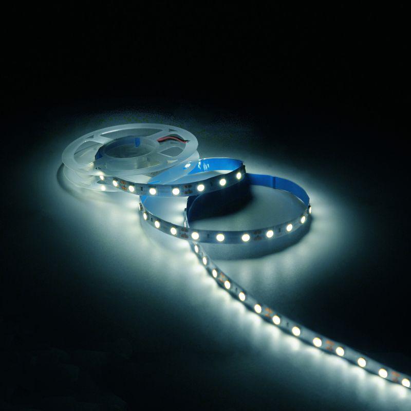  Лента светодиодная Basic 5050/60-SMD 8Вт/м 4000К нейтр. бел. IP20 900лм/м 12В 10мм (уп.5м) GAUSS BT025 фото в каталоге от BTSprom.by