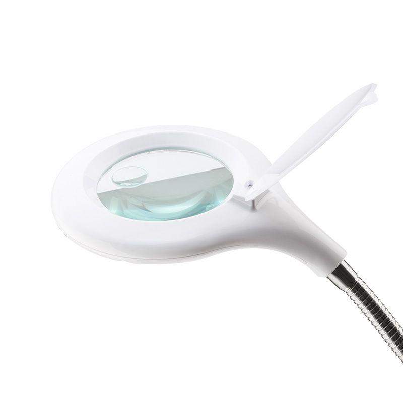  Лупа настольная малая 3Х+доп.12Х с подсветкой 60 LED (прищепка) бел. REXANT 31-0244 фото в каталоге от BTSprom.by