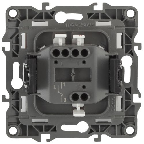  Переключатель 1-кл. СП Эра12 12-1103-03 10А IP20 250В 10AX механизм алюм. Эра Б0014641 фото в каталоге от BTSprom.by