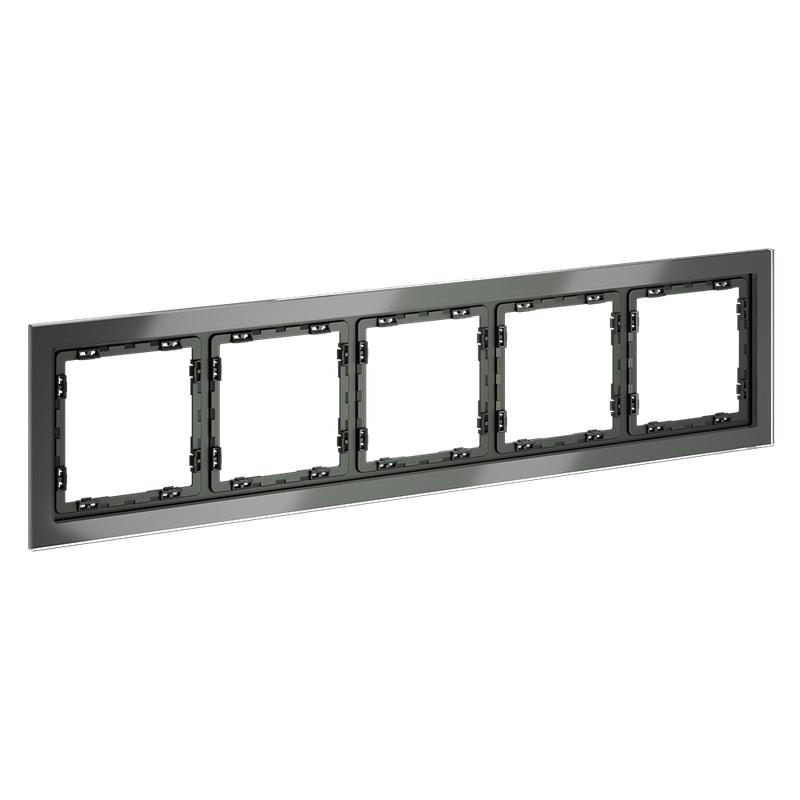  Рамка 5-м S70 стеклян. титан Voltum VLS110506 фото в каталоге от BTSprom.by