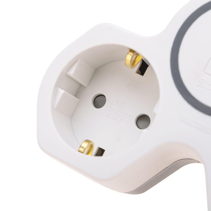  Разветвитель 2-м 16А + USB-A + USB-C с заземл. защ. шторки бел. Rexant 11-1253 фото в каталоге от BTSprom.by