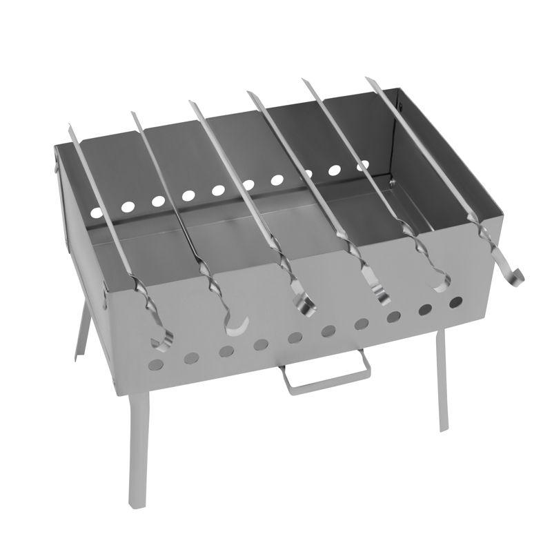  Мангал СОКОЛ 35 дипломат с 6 шампурами в чехле СОКОЛ 62-0063 фото в каталоге от BTSprom.by