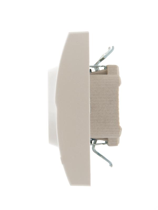  Розетка 2-м СП Deriy 16А IP20 с заземл. керамика жемчуж./бел. метал. LEZARD 702-3030-127 фото в каталоге от BTSprom.by