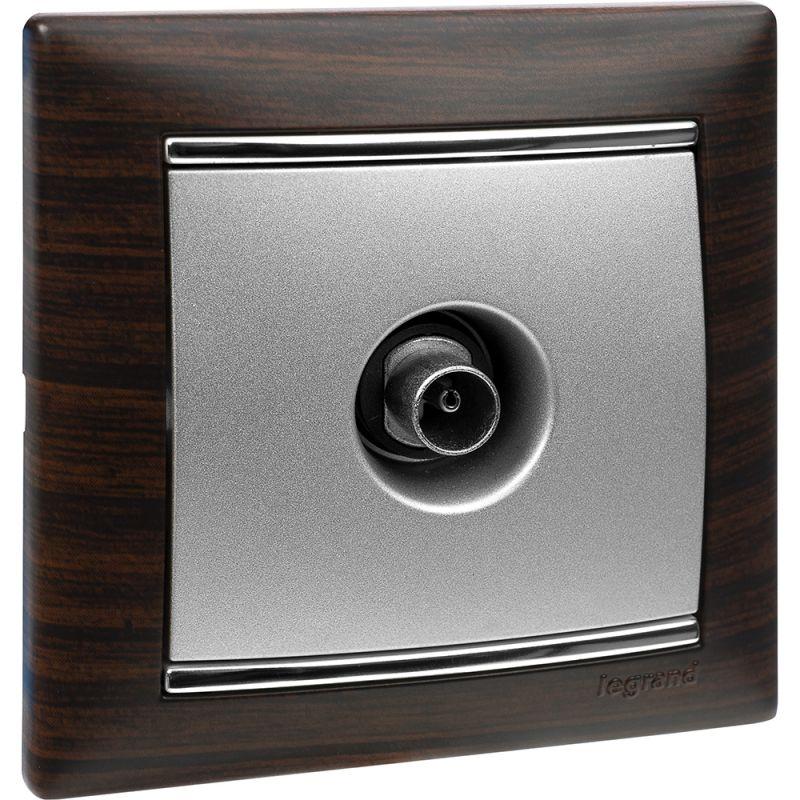  Рамка 1-м Valena темн. дерево/сереб. Leg 770371 фото в каталоге от BTSprom.by