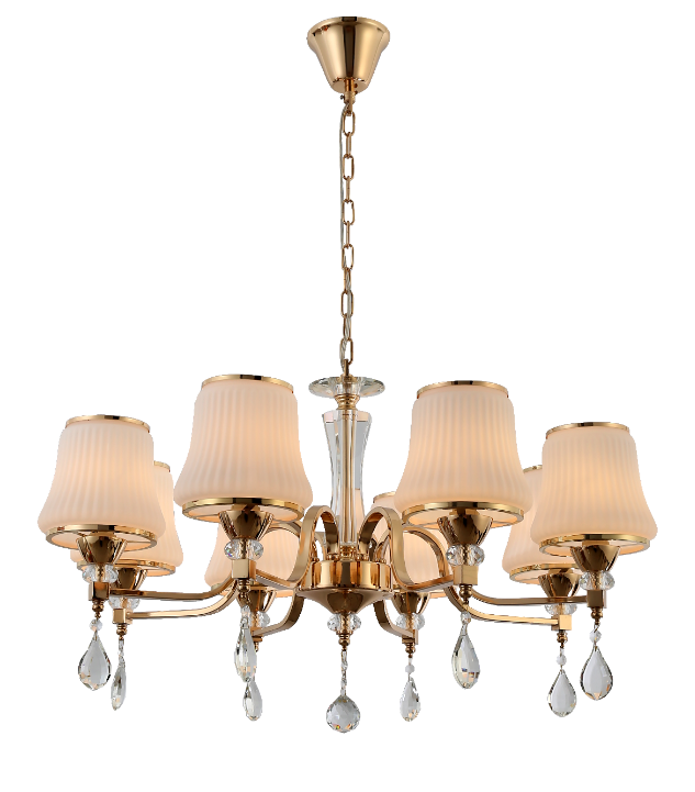 люстра herta 2006-208 8хе14 40вт классика rivoli б0050255 от BTSprom.by