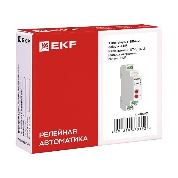  Реле времени RT-SBA-2 (задержка времени включ.) PROxima EKF rt-sba-2 фото в каталоге от BTSprom.by