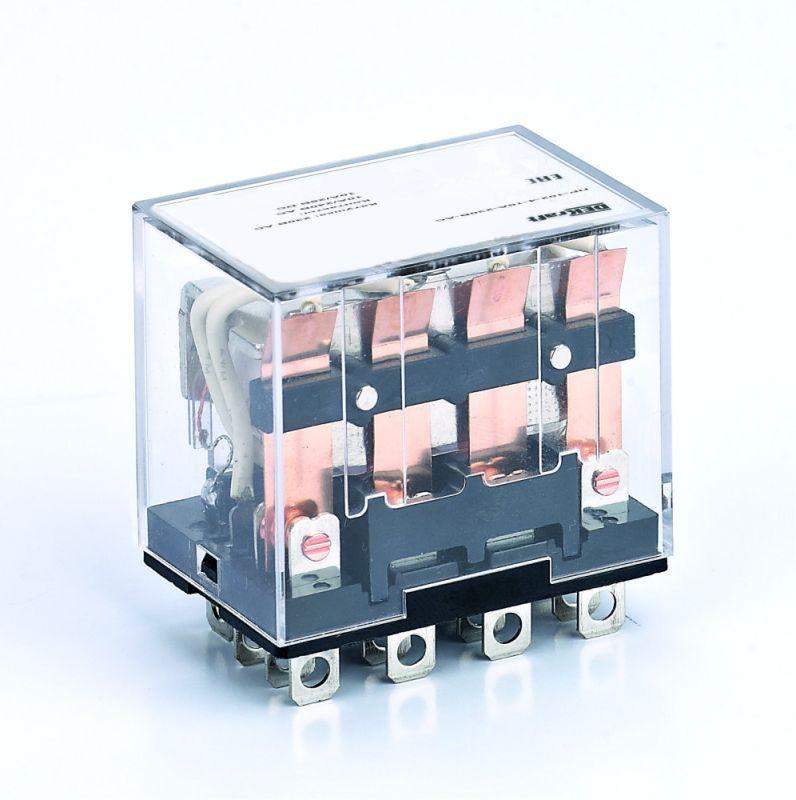 реле промежуточное пр-102 10а 220в dc 4 конт. с led-индикацией dekraft 23942dek от BTSprom.by
