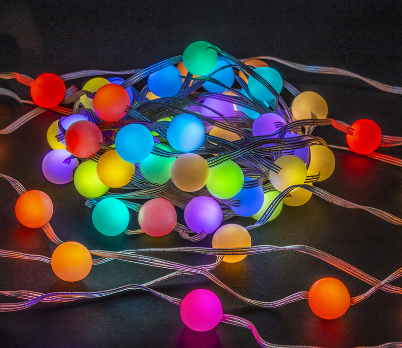гирлянда светодиодная умная "шарики" 93 715 ngf-d022-05 12м 66led rgb ip20 tr navigator 93715 от BTSprom.by