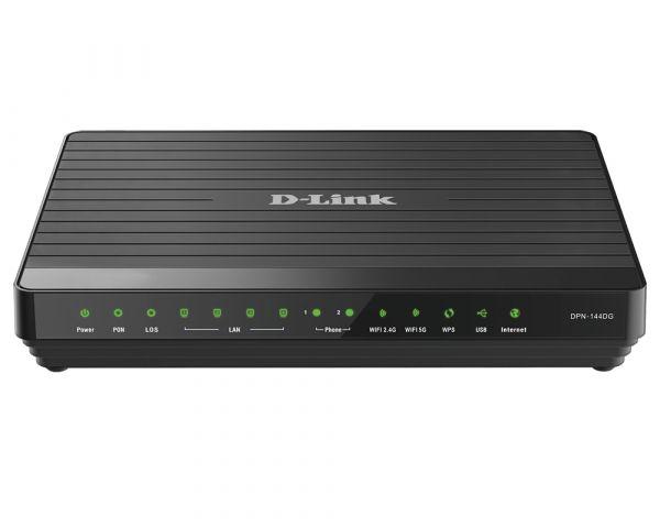 шлюз dpn-144dg/2s1u/a1a 2х диап. беспроводной абонентский голосовой gpon ont (1 gpon-порт 4 порта 10/100/1000base-t 2 fxs-порта 1 usb-порт + поддержка ac1200) d-link 1740645 от BTSprom.by