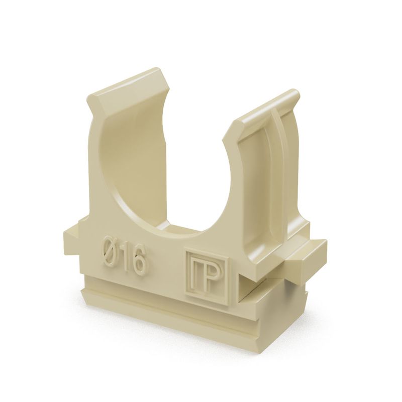 держатель для труб (клипса) d16мм негорюч. атмосферостойкая сосна (нг) (уп.10м) промрукав pr13.02771 от BTSprom.by