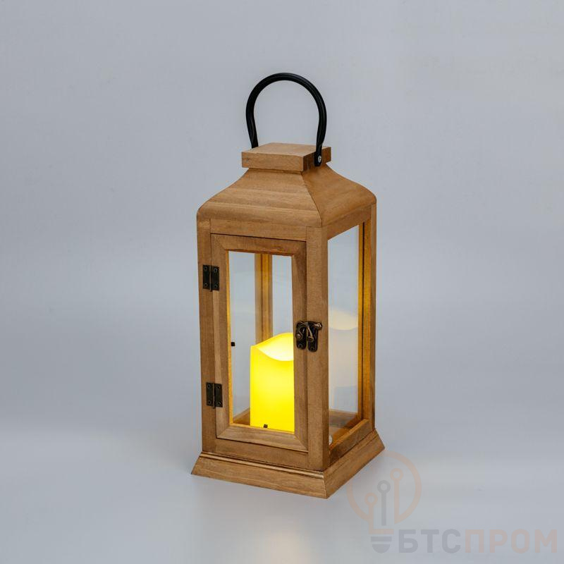Фонарь декоративный 15х15х38см тепл. бел. со свечкой корпус из дерева корич. Neon-Night 513-074 фото в каталоге от BTSprom.by  Фонарь декоративный 15х15х38см тепл. бел. со свечкой корпус из дерева корич. Neon-Night 513-074 фото в каталоге от BTSprom.by
