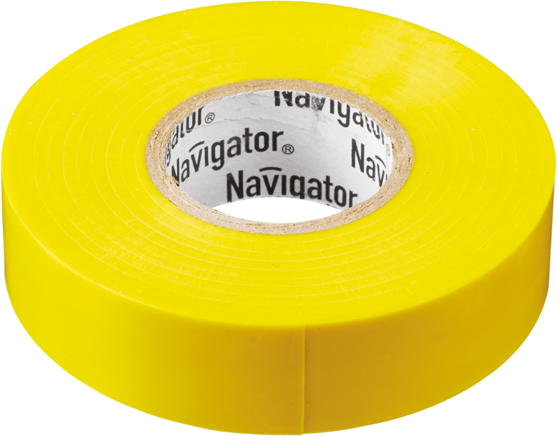 изолента пвх 15мм (рул.20м) желт. nit-b15-20/y navigator 71105 от BTSprom.by