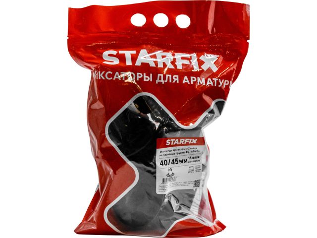фиксатор арматуры "стойка на песчаные грунты фс-40/45" 4-18 (16 шт в дой-паке) starfix smd4-25411-16 от BTSprom.by
