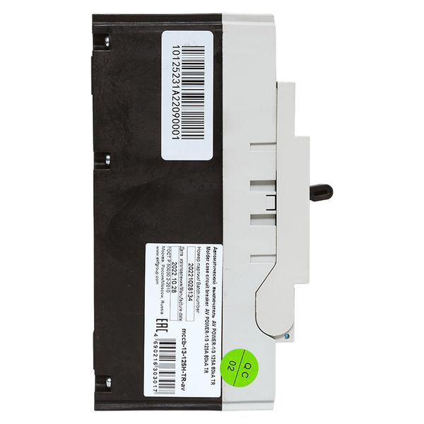  Выключатель автоматический 125А 80кА AV POWER-1/3 TR AVERES EKF mccb-13-125H-TR-av фото в каталоге от BTSprom.by