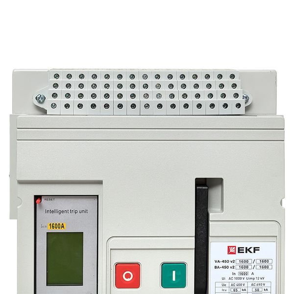  Выключатель автоматический 3п 1600/1600А 65кА ВА-450 стац. v2 EKF mccb450-1600-1600-v2 фото в каталоге от BTSprom.by