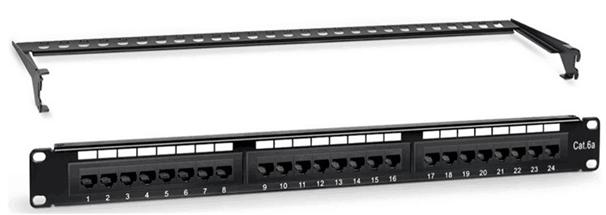 патч-панель 19дюйм 24хrj-45 utp cat.6a 1u suprlan 10-0451 от BTSprom.by