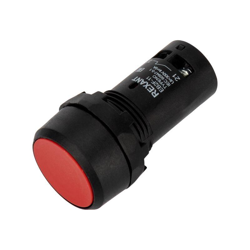 кнопка eb22 возвратная красн. no+nc 300в rexant 36-5530 от BTSprom.by