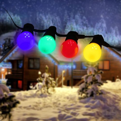  Гирлянда "Белт Лайт" 5м 15LED шаг 30см мультиколор 220В каучуковая изоляция IP65 ЭРА Б0047953 фото в каталоге от BTSprom.by