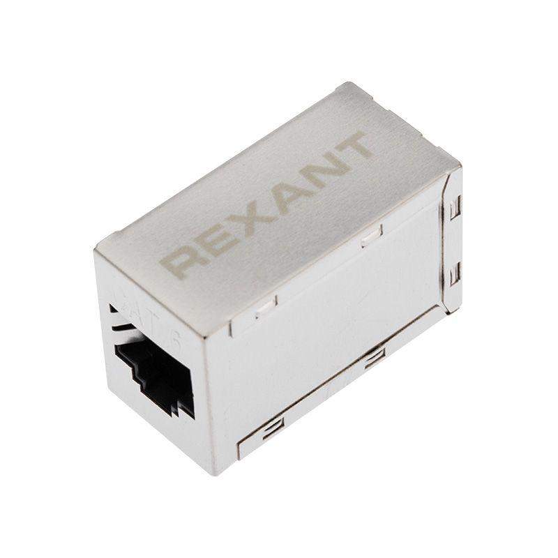  Адаптер проходной RJ45 (8P8C) кат.6 FTP экранир. (гнездо-гнездо) Rexant 03-0109 фото в каталоге от BTSprom.by