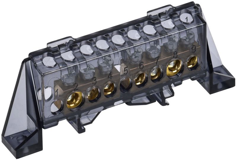 шина нулевая n в комб. изол. "стойка" 8х12-3+4-ч tekfor iek tf-nn20-34-dp-k02 от BTSprom.by