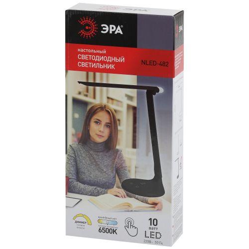  Светильник ЭРА NLED-482-10W-BK настольный черн. ЭРА Б0041087 фото в каталоге от BTSprom.by