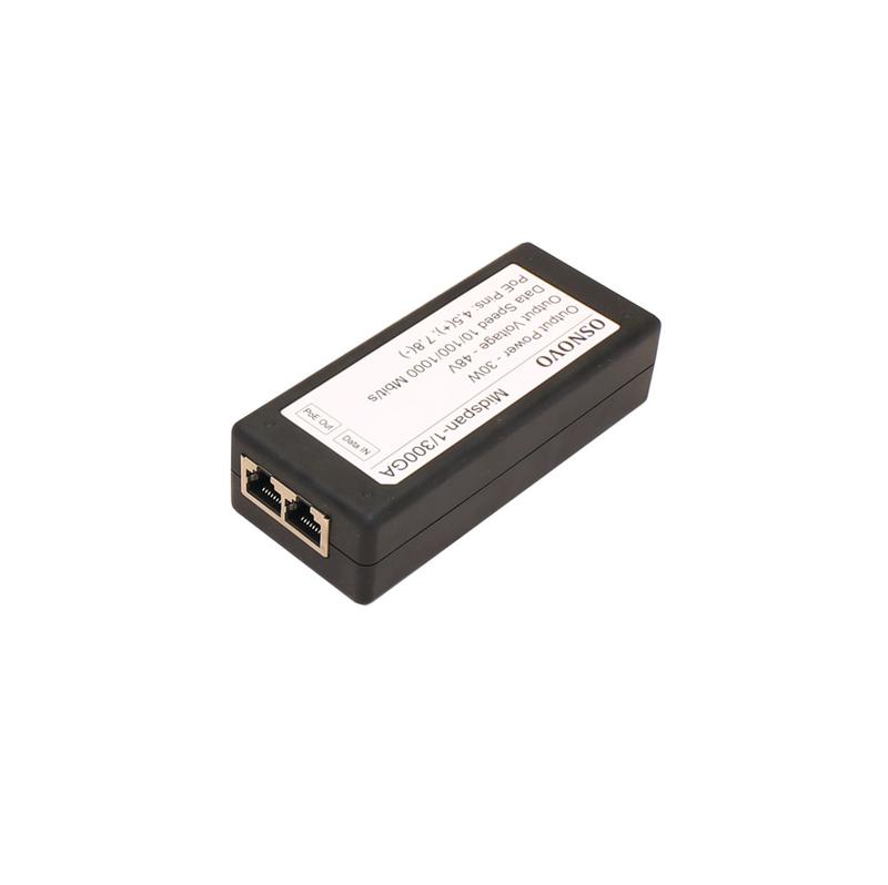 инжектор poe midspan-1/300ga gigabit ethernet на 1 порт osnovo 13338 от BTSprom.by