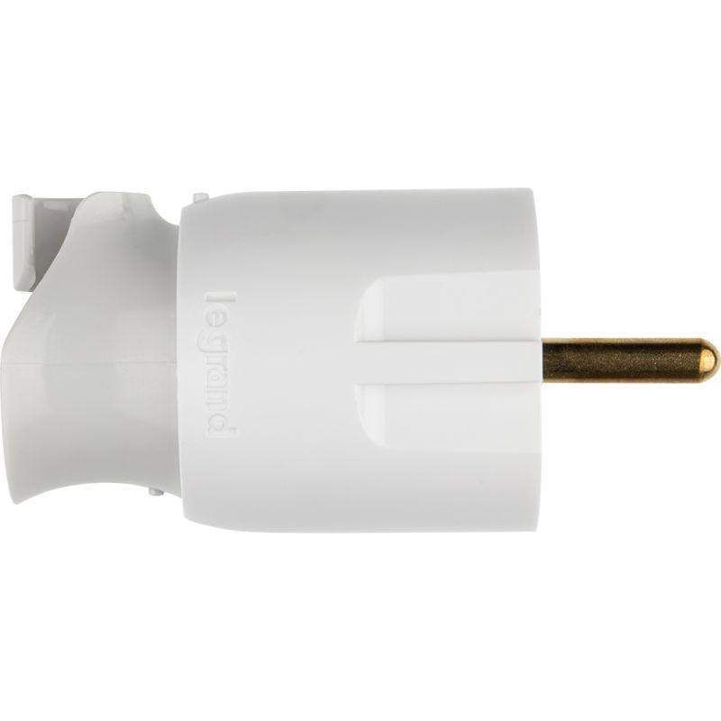 вилка электрич. каб. helium 16а 2p+e поворот. бел. leg 050172 от BTSprom.by
