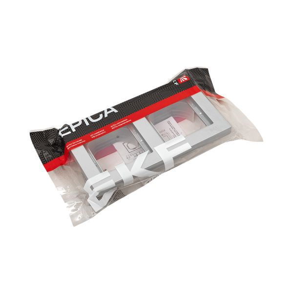  Рамка 2-м Эпика IP44 пластик алюм. EKF UP1-FPA-02-44 фото в каталоге от BTSprom.by