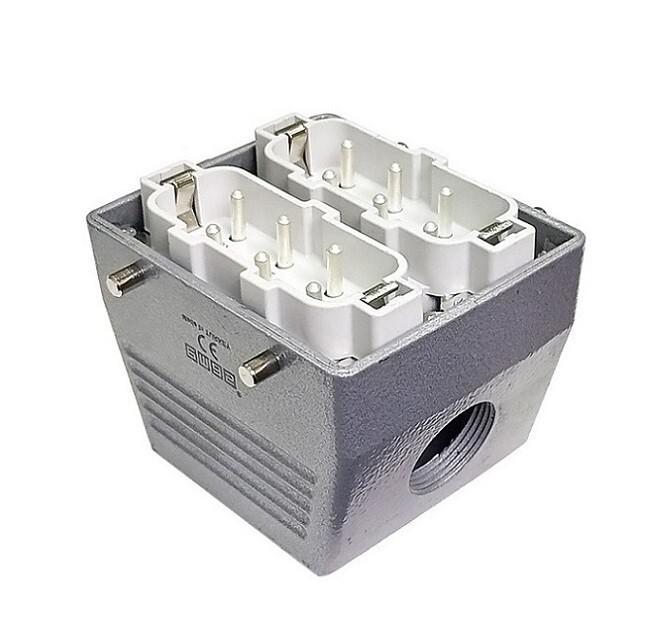 вилка боковой ввод 12 полюсов 35а emas ebm612fu10 от BTSprom.by