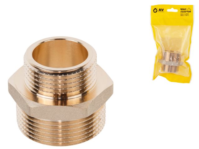 ниппель ред. 1 1/4" нар. х 1" нар., av engineering (инд. упак.) ave303019 от BTSprom.by