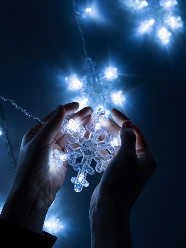  Гирлянда Бахрома "Арка" ICLD136W-C-SF 136LED 2.5х1.2м 8режимов IP20 бел. SHLights 4690601054272 фото в каталоге от BTSprom.by