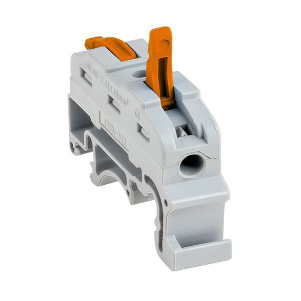  Клемма строительно-монтажная СМК проходная 222-421 1п 0.08-4кв.мм на DIN-рейку (уп.25шт) PROxima EKF plc-smk-421-din фото в каталоге от BTSprom.by