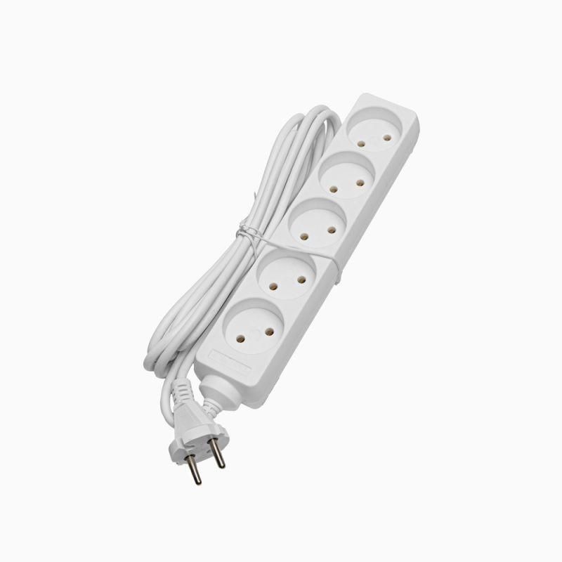 удлинитель 5х5м без заземл. 10а ip20 s 5х5 2.2квт volsten 9307 от BTSprom.by