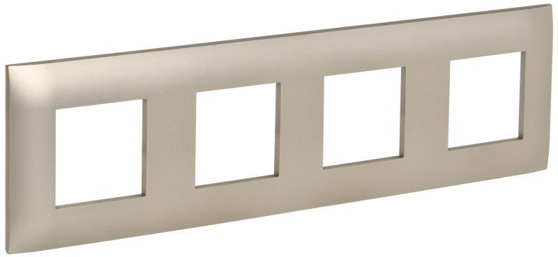 рамка 4-м skandy sk-f04sh шампань iek sk-m42-k37 от BTSprom.by