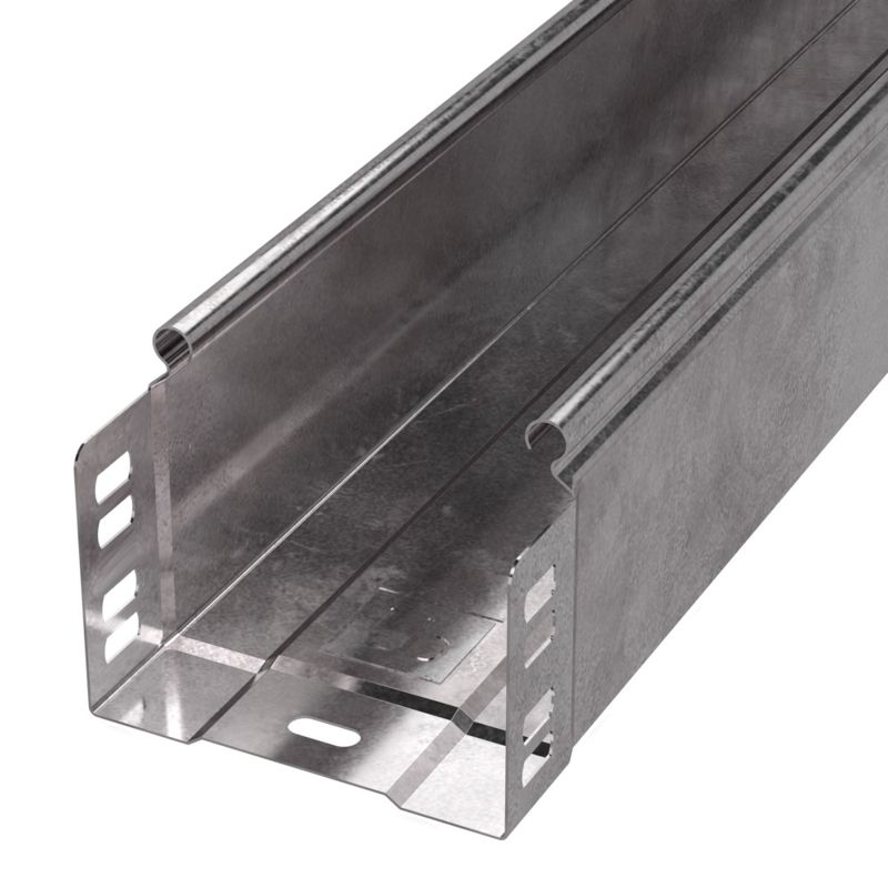 Лоток листовой неперфорированный 100х80 L3000 сталь 0.7мм Стандарт Промрукав PR16.0047 от BTSprom.by