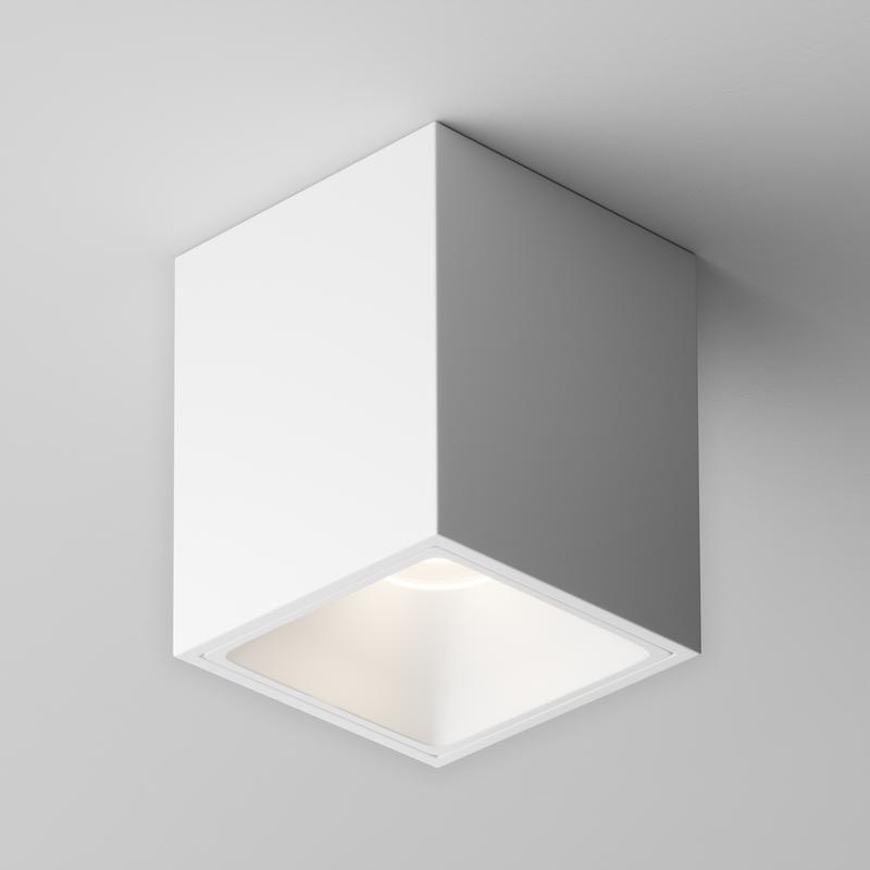  Рамка-отражатель декоративная для светильников Alfa LED бел. Maytoni Ring8-10W-SQ-W фото в каталоге от BTSprom.by