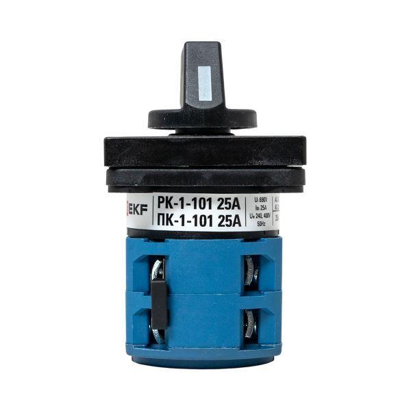  Переключатель кулачковый ПК-1-101 1п 25А "0-1-2-3" EKF pk-1-101-25 фото в каталоге от BTSprom.by