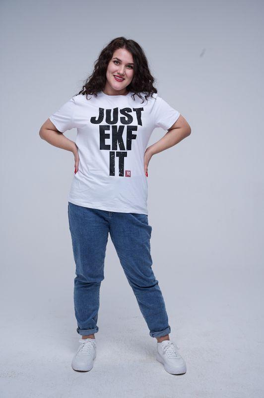 футболка "just бел. ekf it" m бел. ekf t-shirt_justбел. ekfit_w_m от BTSprom.by