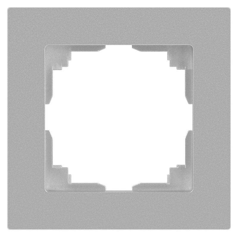 рамка 1-м сп accent 6-501-03 алюм. intro б0063742 от BTSprom.by